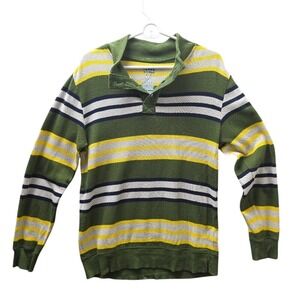 Old Navy Boys Prep Style Striped Cotton Knit Sweater Pullover